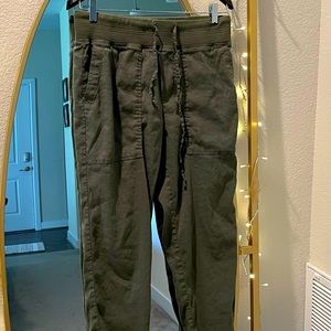 LOFT Lou and Grey Drawstring Crop Pant